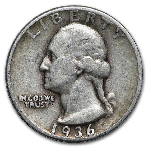 1936 Washington Quarter XF 1936 Washington Quarter XF